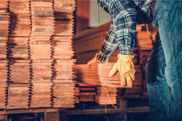 hardwood contractor delivery